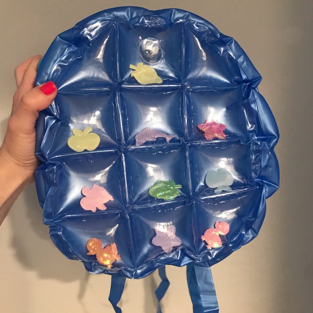 90s bubble blow up backpack